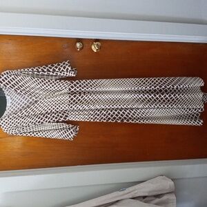 Nikki Poulos faux wrap maxi dress